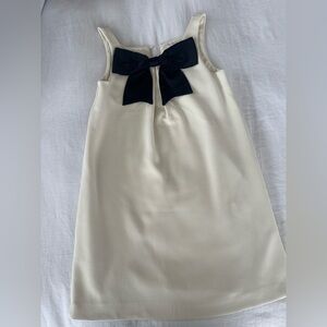 Zara Kids Cream Dress with Contrasting Bow